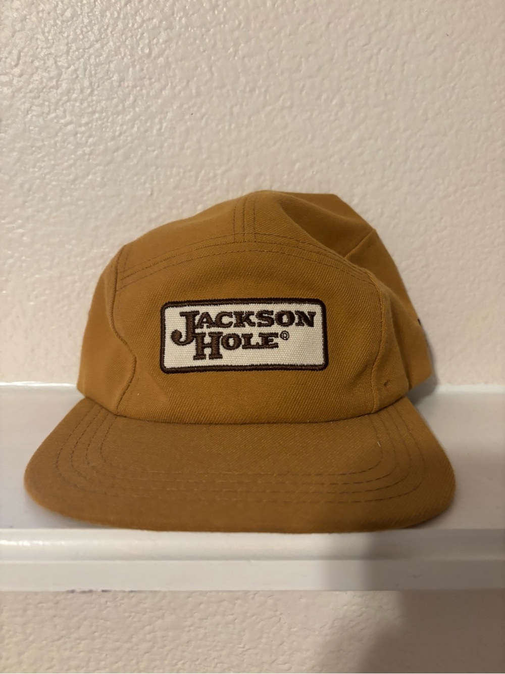New Era Jackson Hole Mustard Brown Five-Panel Cap
